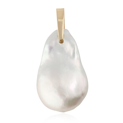 Colgante en oro con Perla Freshwater