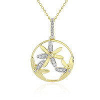 Collar en oro con Diamante limpio a lupa F (LUCENT DIAMONDS)