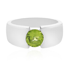 Anillo en plata con Peridoto