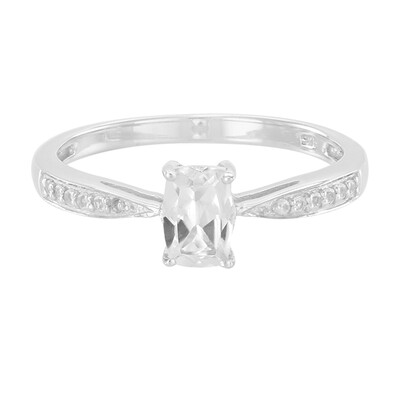Anillo en plata con Goshenita