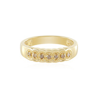 Anillo en plata con Diamante chocolate I3