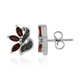 Pendientes en plata con Granate de Mozambique