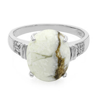 Anillo en plata con Magnesita