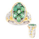 Anillo en plata con Esmeralda de Zambia (Gems en Vogue)