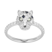 Anillo en plata con Peridoto (Adela Silber)