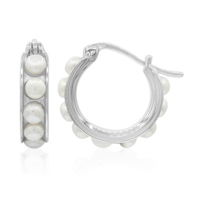 Pendientes en plata con Perla Freshwater (TPC)