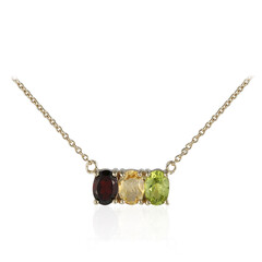 Collar en plata con Granate