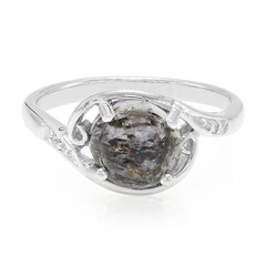 Anillo en plata con Astrofillita