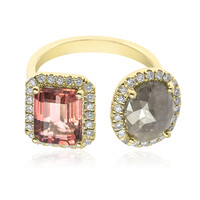 Anillo en oro con Diamante chocolate SI2 (CIRARI)