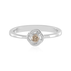 Anillo en plata con Diamante I3 champán