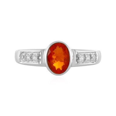 Anillo en plata con Ópalo de fuego