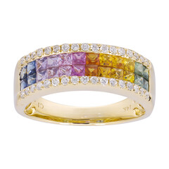 Anillo en oro con Zafiro (CIRARI)