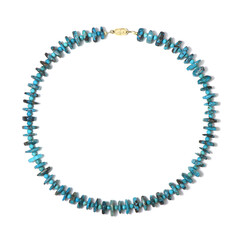Collar en plata con Turquesa de Kingman(Adela Silber)