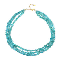 Collar en plata con Apatita azul