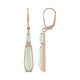Pendientes en plata con Calcedonia verde (KM by Juwelo)