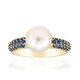 Anillo en oro con Perla blanca del mar del sur (Michelle Albala)