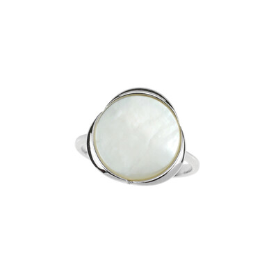 Anillo en plata con Nácar (dagen)