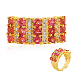 Anillo en plata con Turmalina rosa