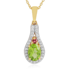 Collar en plata con Peridoto