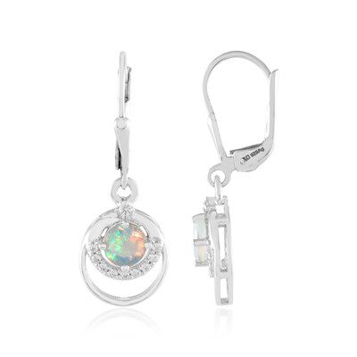 Pendientes en plata con Ópalo de Welo