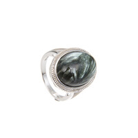 Anillo en plata con Serafinita