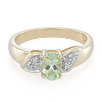 Anillo en oro con Granate verde menta de Merelani