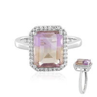 Anillo en plata con Ametrino de Anahí