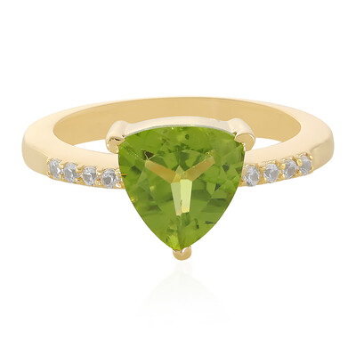 Anillo en plata con Peridoto