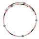 Collar al cuello en acero con Perla freshwater negra (Riya)