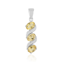 Colgante en plata con Berilo amarillo