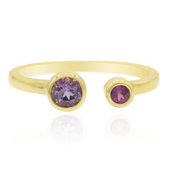 Anillo en plata con Amatista