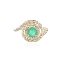 Anillo en oro con Esmeralda de Rusia (de Melo)