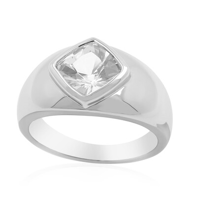 Anillo en plata con Danburita