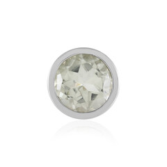 Colgante en plata con Amatista verde