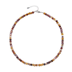Collar en plata con Mokaita