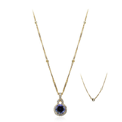 Collar en oro con Tanzanita AAA (CIRARI)