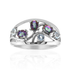 Anillo en plata con Cuarzo místico