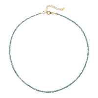Collar en plata con Diamante azul