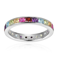 Anillo en plata con Rubí (Adela Silber)