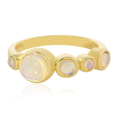 Anillo en plata con Ópalo de Welo (MONOSONO COLLECTION)