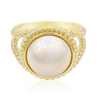 Anillo en plata con Perla Mabe (TPC)