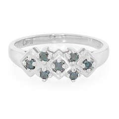 Anillo en plata con Diamante fantasía