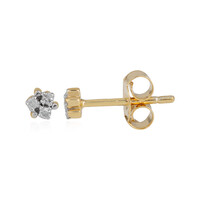 Pendientes en plata con Diamante I3 (I)