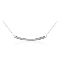Collar en plata con Diamante I3 (I)