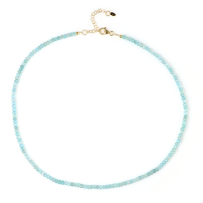 Collar en plata con Apatita azul
