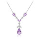 Collar en plata con Amatista