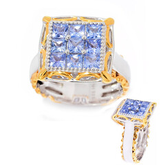 Anillo en plata con Tanzanita (Gems en Vogue)