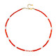 Collar en plata con Ópalo naranja de Etiopía (Riya)