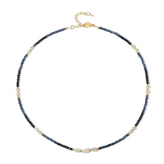 Collar en plata con Zafiro azul (Riya)