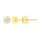Pendientes en oro con Diamante SI1 (G) (Annette)